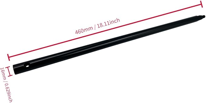 738 04537A Steering Shaft Compatible with Troy-Bilt TB30R Neighborhood Rider, Craftsman Riding Mower, Bolens, Ryobi, MTD, Murray, Cub Cadet CC30, Lawn Tractor; Length 18.11 inches