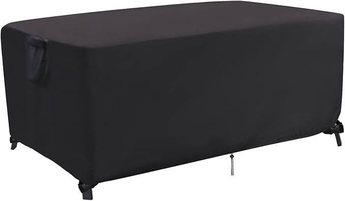 Outdoor Dining Table Cover, 72 Inch Rectangle Patio Dining Table Covers, Waterproof Outside Table Cover Furniture Covers - 72 X 36 X 28 Inch