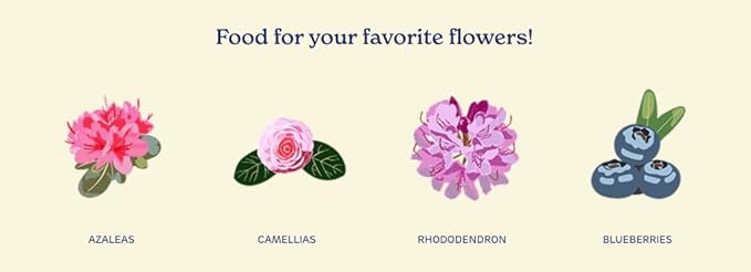 True Organic Azalea, Camellia & Rhododendron Food – Organic Fertilizer for Low-pH Plants – 12lb Bag