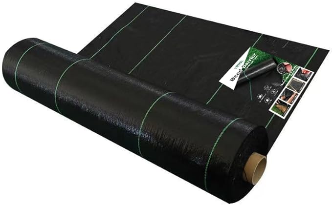 Weed Fabric Barrier Heavy Duty, 4FT x 300FT 3.2oz Garden Weed Blocker Fabric, Landscaping Fabric, Weed Control Fabric Ground Cover Gardening Mat