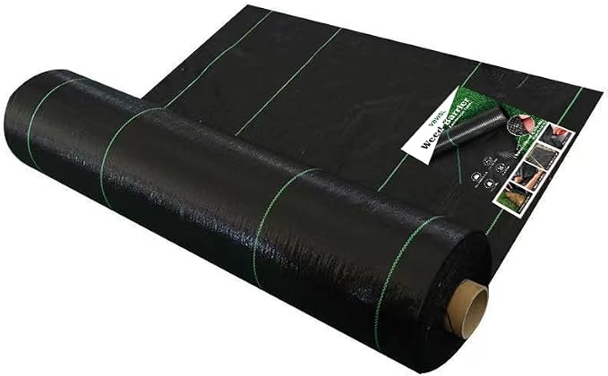 Weed Fabric Barrier Heavy Duty, 3FT x 300FT 3.2oz Garden Weed Blocker Fabric, Landscaping Fabric, Weed Control Fabric Ground Cover Gardening Mat.
