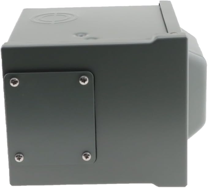 30 Amp 125 Volt RV Power Outlet Box, Enclosed Lockable Weatherproof NEMA TT-30R Outdoor Electrical Receptacle Panel for RV Camper Travel Trailer Motorhome Electric Car Generator