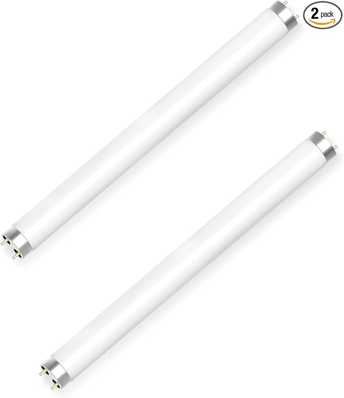 Dichroma 2 Pack Bug Zapper Replacement Light Bulb 10W for 20W Indoor Bug Zapper, BL T8 F10W Light Tube Compatible with Aspectek, Liba and Other 20W Mosquito Zapper Lamp