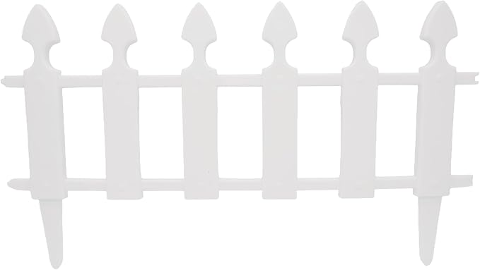 EasyFlex 24.9' Picket Border Fence Kit, White