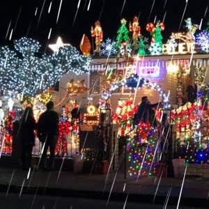 Dazzle Bright Fairy Lights Battery Operated, 2 Pack Total 40FT 120LED Silver Wire Waterproof Battery Operated String Lights, Christmas Decorations for Indoor Outdoor Bedroom Yard Decor, White