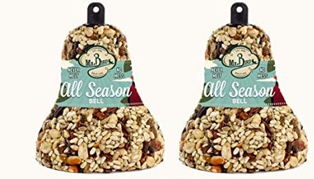 2-Pack of Mr. Bird All Season Fruit & Nut Wild Bird Seed Bell 14 oz.