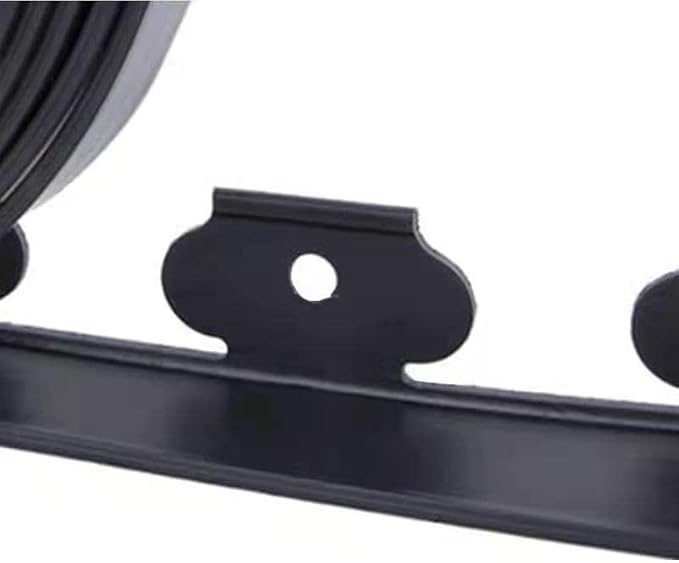 Garden Edging，80ft Landscape Edging with 100 Spikes for Lawn 2 Inch Tall (Black, 80FT)