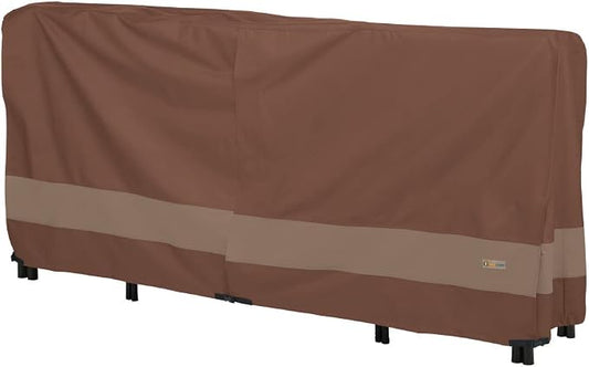 DUCKCOVERS Ultimate Waterproof 98 Inch Log Rack Cover, Outdoor Patio Cover