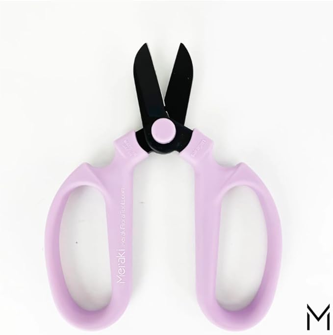 Garden Pruning Shears Scissors Carbon Steel Blades 6.7 In, Snapdragon - Lavender