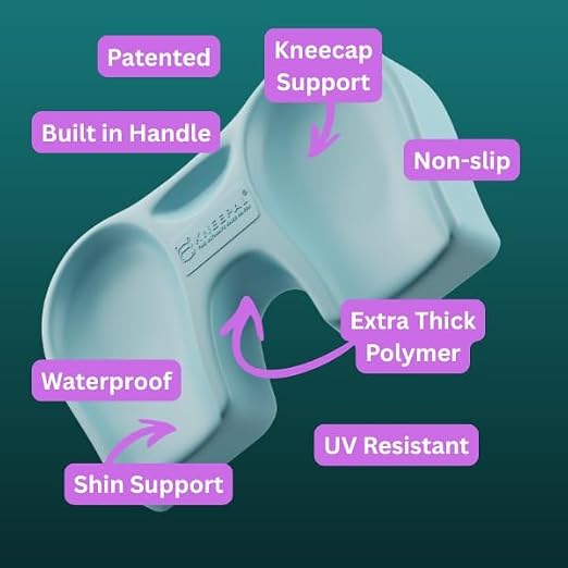 KNEEPAL. Engineered to Outperform Conventional Memory Foam Kneeling Pads. Beloved by gardeners, DIY'ers, bath-time Mommies, fitness peeps and yoga buffs