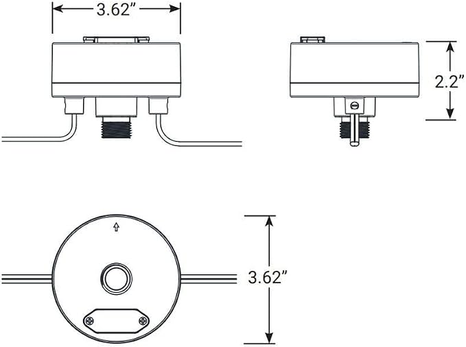 VOLT Inline Motion Sensor for Low Voltage Landscape Lighting