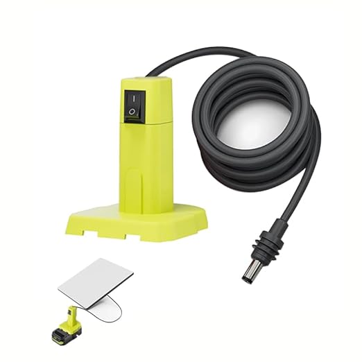 Power Cable and Battery Adapter, Compatible with/Replacement for Ryo.bi Batteries, 3.2FT Plug-and-Play Design, DC Power Cable Cord for Starlink Mini, 1M Starlink Mini Accessories (for Ryo.bi)