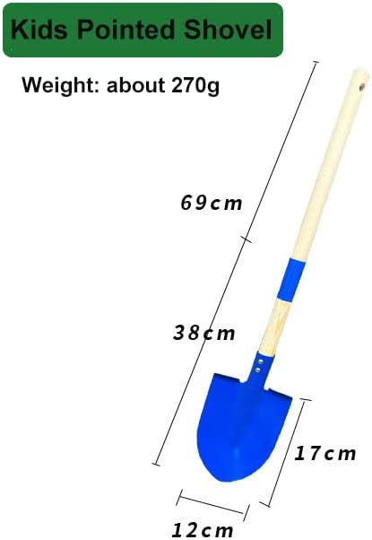 Mini Garden Tools- Kids Gardening & Lawn Care Hand Tools/Small Patio, Lawn & Garden Tools Set (Pointed Shovel)