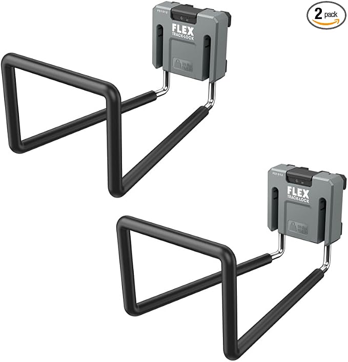 FLEX Track-Lock Wall Mount Storage System Large Folding U-Hook 2 Pack - FS1512-2