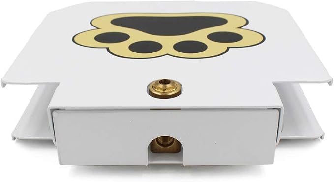 Piepea Brass Valve Outdoor Dog/Pet Water Fountain, Step On Dog/Pet Water Dispenser System for Fresh Water, Upgraded Version providing Constant Stream,41" Hose