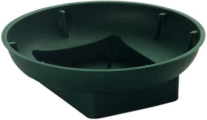 Floral Supply Online - Green Design Bowls for Flower Arrangements, Centerpieces, and Holiday Decorating. (6" Green, 12 Bowls)