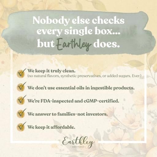 Earthley Wellness Nourish Me Naturally, Liquid Herbal Multivitamin for Whole Family Wellness, Bioavailable Plant-Based Nutrition, Herbs Like Nettle and Alfalfa Leaf, Trace Minerals Alcohol-Free (4oz)