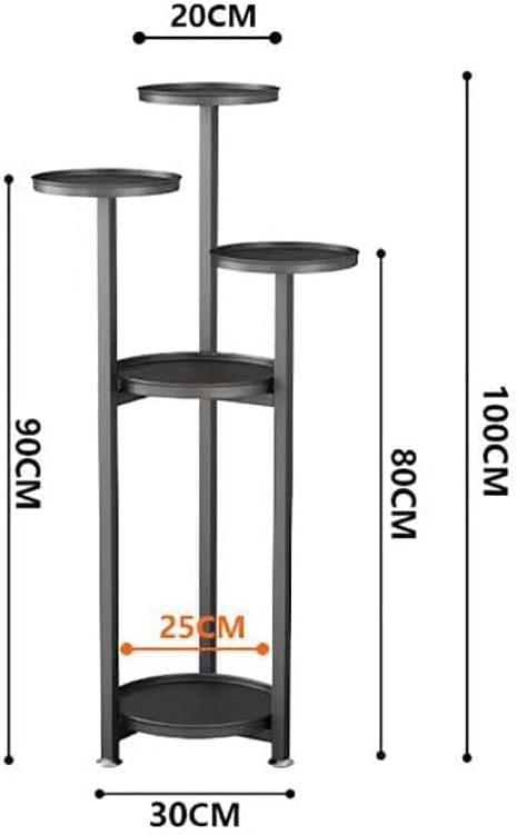 Takywep Corner Plant Shelving Multi-Layer Heavy Duty Metal Flower Pot Stand for Patio Garden Balcony Living Room Bedroom