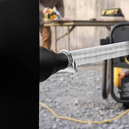 2026 Heavy Duty Upgraded Generator Exhaust Extension Silencer Kit With Insulated Through-Wall Mounting Plate, Reduce Noise By 52% and Safe Emission Exhaust Gas