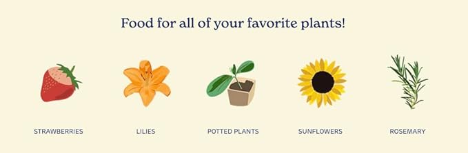 True Organic All Purpose Plant Food – Organic Fertilizer for Fruits, Vegetables, Flowers, and Herbs – 4.5lb Jug Covers 97 sq. ft.