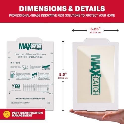 Catchmaster Mouse & Insect Glue Board Set, 36 Glue Boards & 30 Spider & Insect Glue Traps, Indoor Roach Trap for Home, Garage & Shed, Pet Safe Pest Control