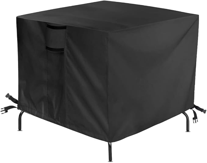 Outdoor Table Cover for Patio Bar Height Table, 42 Inch Square Outdoor Bistro High Top Table Cover, Waterproof Patio Furniture Covers for Small Tall Table - 42 X 42 X 28 Inch