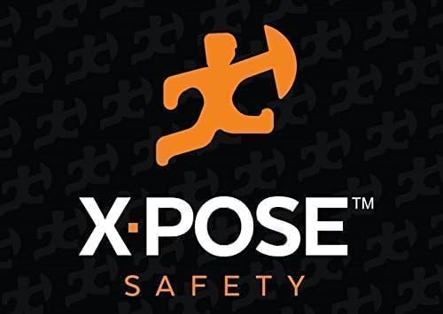 Xpose Safety Fire-Retardant Scaffold Sheeting 8.5' x 100' – 12 Mil White Polyethylene, Heavy Duty Reinforced, UV & Water Resistant, Tear-Resistant Construction Wrap for Weather Protection