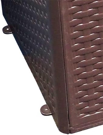 Plastic Development Group Outdoor Storage Deck Box, Soft Closure, 130 Gallon, Java