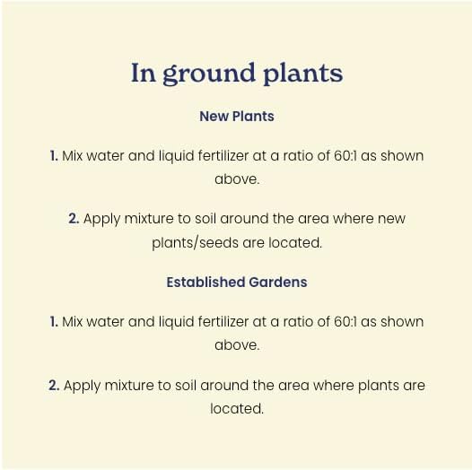 True Organic Liquid All Purpose Plant Food – Organic Fertilizer for Fruits, Flowers, Vegetables, Herbs & Foliage – Indoor & Outdoor Use – 32 fl. oz. – Covers 60 sq. ft.