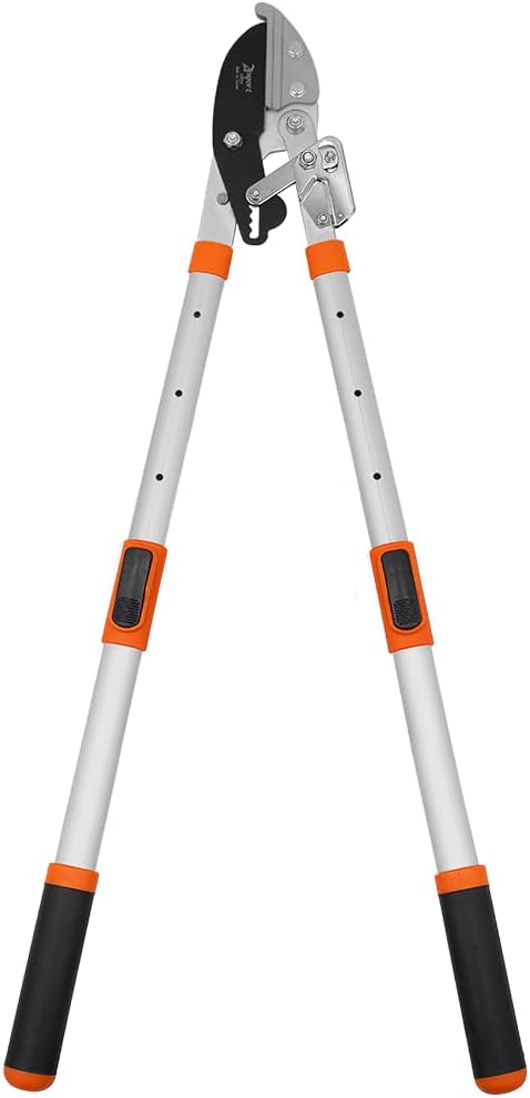 Zenport LRT11 Telescopic Ratchet Anvil Lopper, 23.5-Inch to 35.8-Inch
