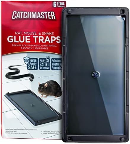 Catchmaster Mouse & Pest Glue Board Bundle, 36 Glue Boards & 6 Pack Large Glue Traps, Rat & Mouse Traps Indoor for Home
