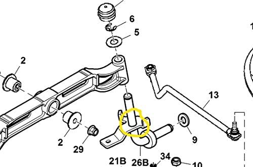 Riding Mower Steering Upgrade Kit Compatible with Sabre Models 2048HV 2148HV 2254HV 2354HV 2554HV 14.542GS 17.542HS 1642HS 1742HS