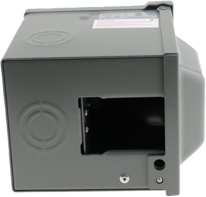 30 Amp 125 Volt RV Power Outlet Box, Enclosed Lockable Weatherproof NEMA TT-30R Outdoor Electrical Receptacle Panel for RV Camper Travel Trailer Motorhome Electric Car Generator
