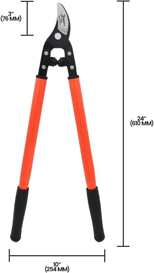 Zenport MV150 Professional Vine and Light Tree Lopper, 1.25-Inch Cut, 24-Inch