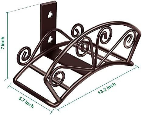 TomCare Garden Hose Holder Heavy Duty Water Hose Holder Solid Metal