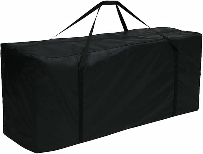 Outdoor Patio Cushion Storage Bags 68Inch Waterproof Extra Large Patio Furniture Cover Cushion Storage Bag with Handle and Zipper