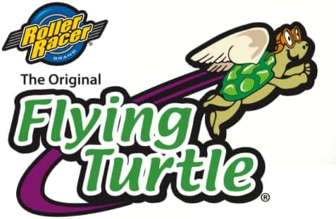 The Original Flying Turtle Sit Skate, Kid Powered, No Motor, Pedals, Batteries, Power by Zig Zag Motion, Promotes Active Play in or Outdoors, Non-marring Skate Wheels