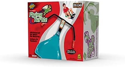 The Original Flying Turtle Sit Skate, Kid Powered, No Motor, Pedals, Batteries, Power by Zig zag Motion, Promotes Active Play in or Outdoors, Non-marring Skate Wheels
