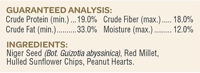 Kaytee Ultra Wild Finch Wild Bird Food Nyjer 5 lb. - Case of: 1
