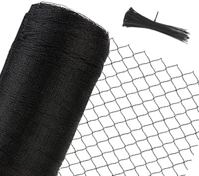 Junflying Bird Netting, 15x20 FT – 1/2" Mesh, Woven Garden Netting Against Birds, Deer, Rabbits, Small Animals, Mesh Net Roof Cover for Bed, Vegetables, Fruit Tree, Blueberry Bush & Strawberry Plant