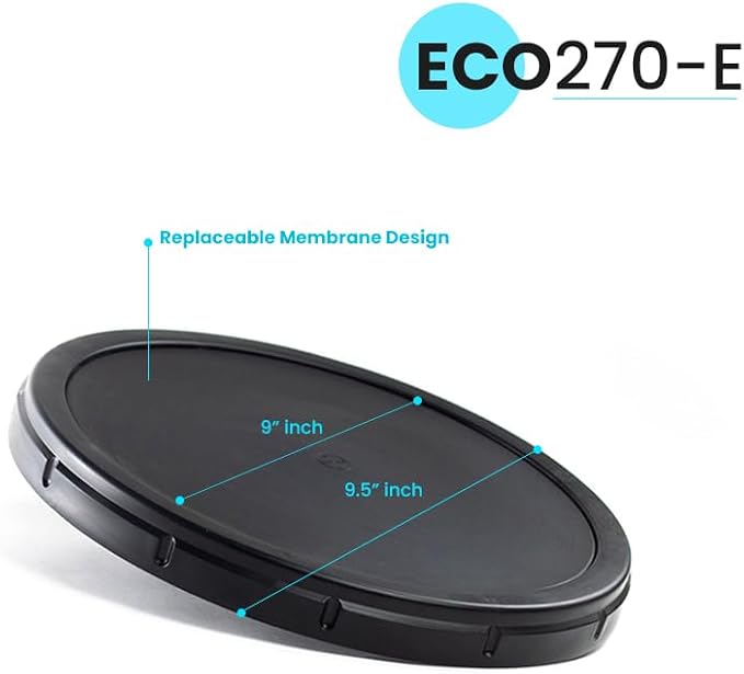 Thunder Parts ECO270-E | 9” EPDM - Fine Bubble Disc Diffuser | Aeration for Ponds, Lakes, Wastewater Treatment, Aquaculture and More. SSI Aeration Original (1 Pack)