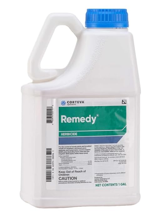 Corteva Remedy Herbicide Concentrate - Triclopyr Brush & Broadleaf Weed Control for Pastures, Fencerows & Rangelands - Long-Lasting Land Restoration (Gallon)