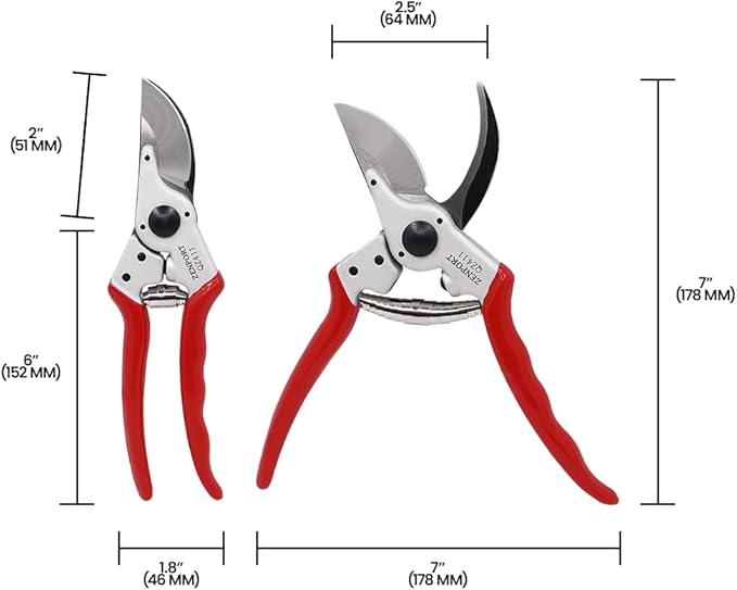 8.5-inch Forged Pruner w/Replaceable, Narrow Anvil Blade