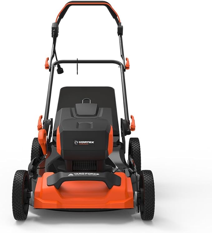 Yard Force 19-inch Electric Lawn Mower YF1518-3N1, 19-inch Metal Decking, 1-3 inch 7 Positions Central Cutting Height, 12" Rear Wheel, 14 Gal Grass Bag