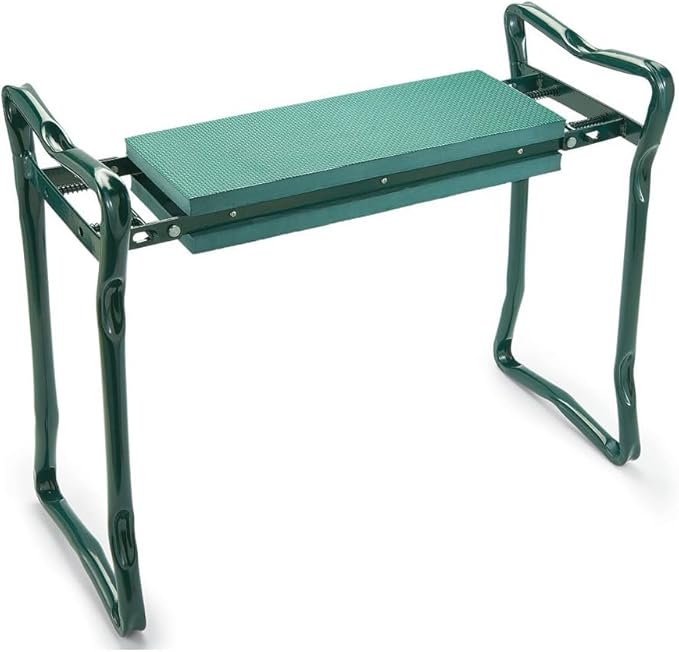 Foldable Garden Kneeler Kneeling Bench Stool Soft Cushion Sitting Seat Pad NEW