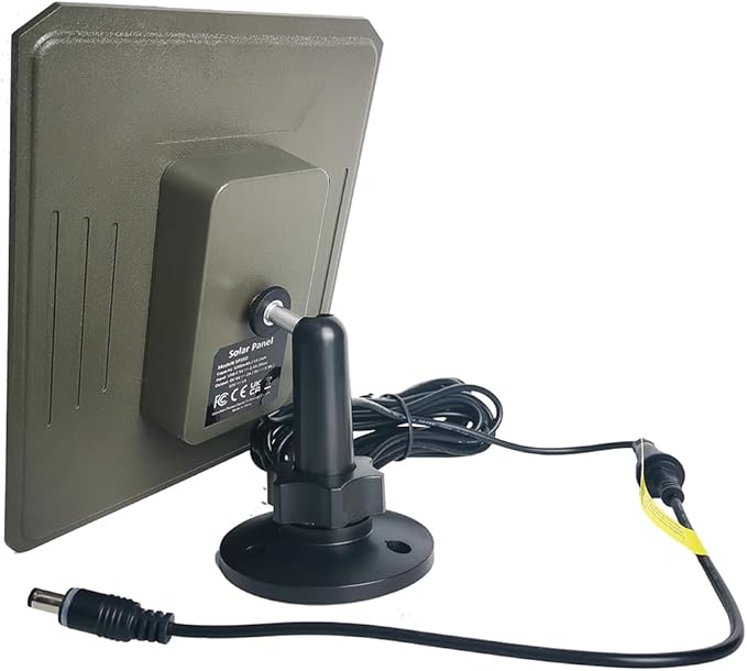 GardePro SP350 3.5W Solar Panel with 5200mAh Battery for Trail Cameras, Compatible with A3S, A3, E5, E5S, E5 2.0, A50, A60, E6, E6 2.0, E8, E8 2.0, X50S, X66 Pro & More