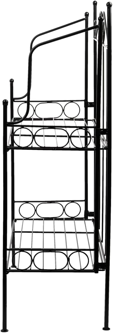 Esschert Design Metal Black Folding Plant Stand 25.9 x 56.5 x 79.3 cm
