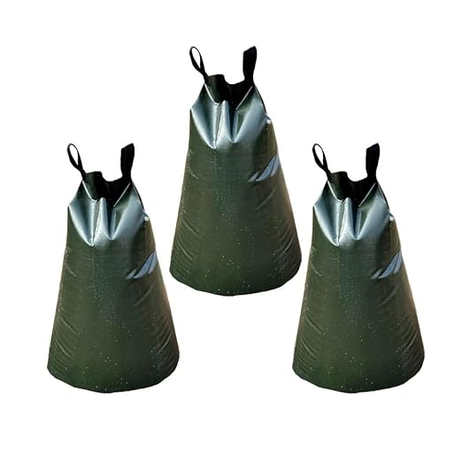 Gardenpal 20 Gallon Tree Watering Bags, Slow Release Water Bag for Trees, Deep Root & Automatic Drip Irrigation System, Reusable, Durable and Refillable (3 Pack)
