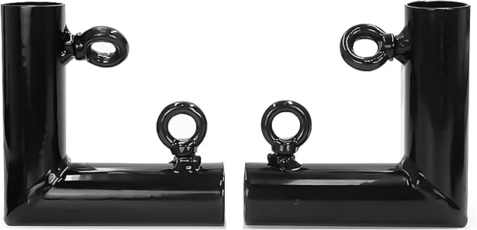 Aoneky 1'' Corner Canopy Fitting Couplers Kit - Fits 3/4" EMT - Frame Carport Connectors (4pcs L-Shaped Fittings)