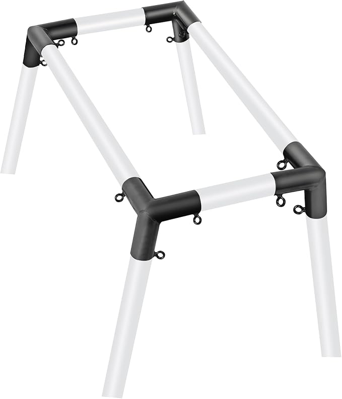 Aoneky 1 3/8'' Corner Flat Roof Canopy Fitting Couplers Kit - Frame Carport Connectors (4 Legs)